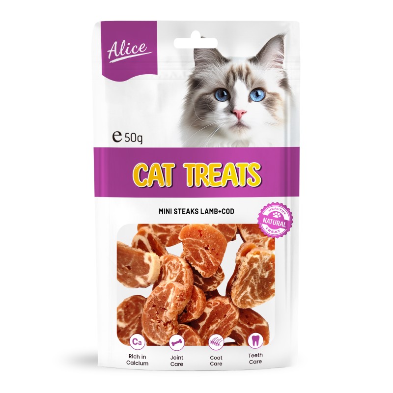 Cat Treat Supplier - OEM ODM Air-dried Lamb Cod Steak