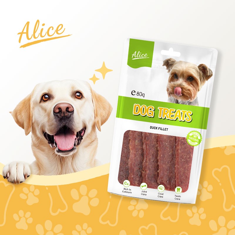 Dog Treat Supplier - OEM ODM Air-dried Duck Fillet Chicken