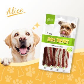 Dog Treat Factory - OEM ODM Air-dried Duck Pollock Fillet