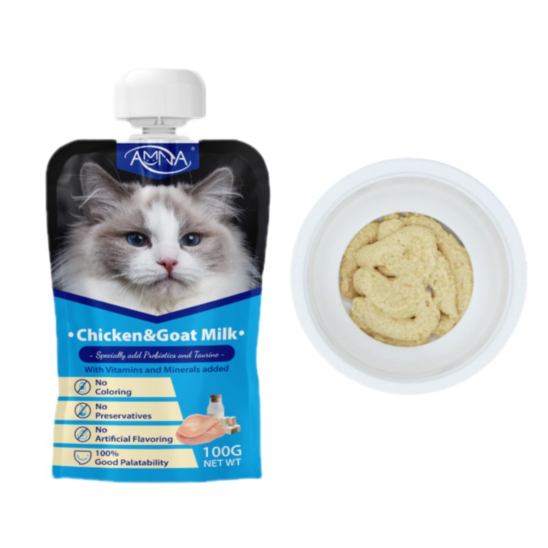 Cat Wet Food Factory - Factory Wholesale 100g Hot Flavored Meat Paste Wet Food Bag