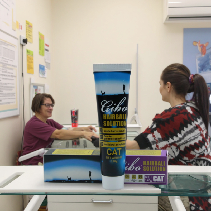 Pet Hairball Solution Supplier - GIBO Pet Hairball Solution Gel Health Care 120g/pcs