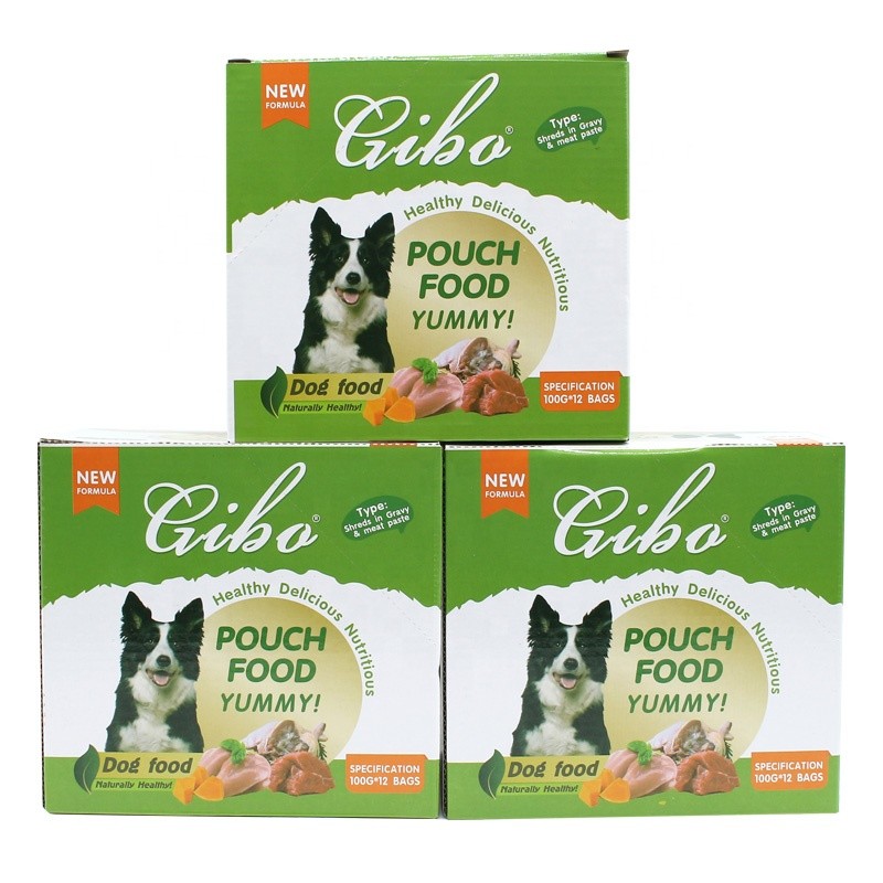 Wet Dog Food Manufacturer - High Protein Healthy Chicken Beef Canned Pouches Factory