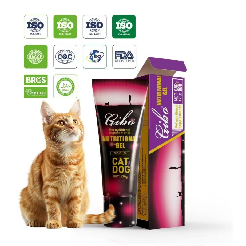 Pet Nutrition Gel Factory - GIBO Factory Direct Sale Customizable Pet Nutrition Gel Vitamin