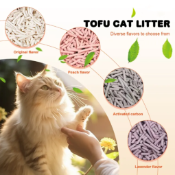 Bentonite Cat Litter Supplier - Factory Wholesale Multi-Color Lavender Fragrance Dust Free