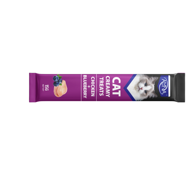 Wet Cat Treats Supplier - Ready to Ship Wholesale Various Flavors Creamy Chicken Blueberry