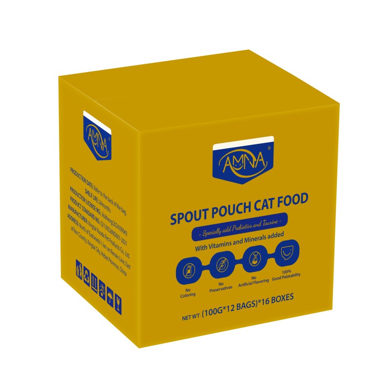 Cat Wet Food Factory - Factory Wholesale 100g Hot Flavored Meat Paste Wet Food Bag