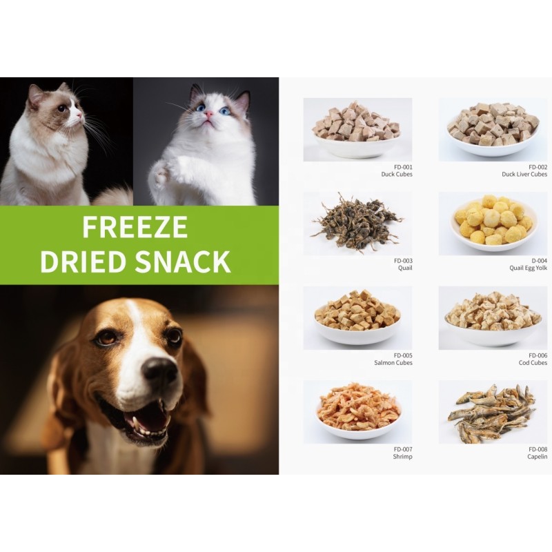 Freeze Dried Treats Factory - High Quality Beef Natural Dog Treats Customizable Cat Snack