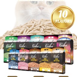 Tofu Cat Litter Supplier - Factory Direct Wholesale 2.5kg-8kg Variants Clumping Flushable