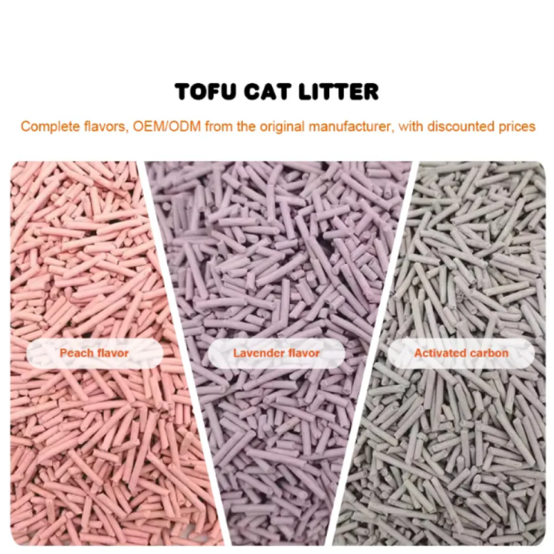 Tofu Cat Litter Manufacturer - OEM ODM GIBO Peach Multi-Flavored 2.5kg Eco-Friendly