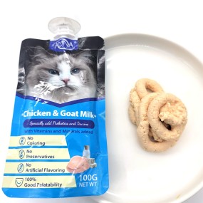 Cat Wet Food Factory - Factory Wholesale 100g Hot Flavored Meat Paste Wet Food Bag