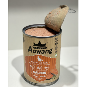 Canned Cat Food Factory - Best Selling AOWANG 375g All Breeds Salmon Flavor Private Labels