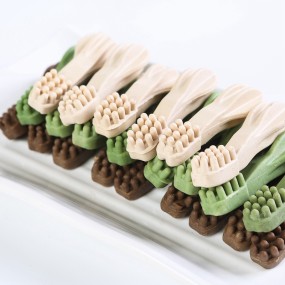 Dog Chew Manufacturer - Source Factory Dog Toothbrush Toy Chew Bone Beef Flavor Dental