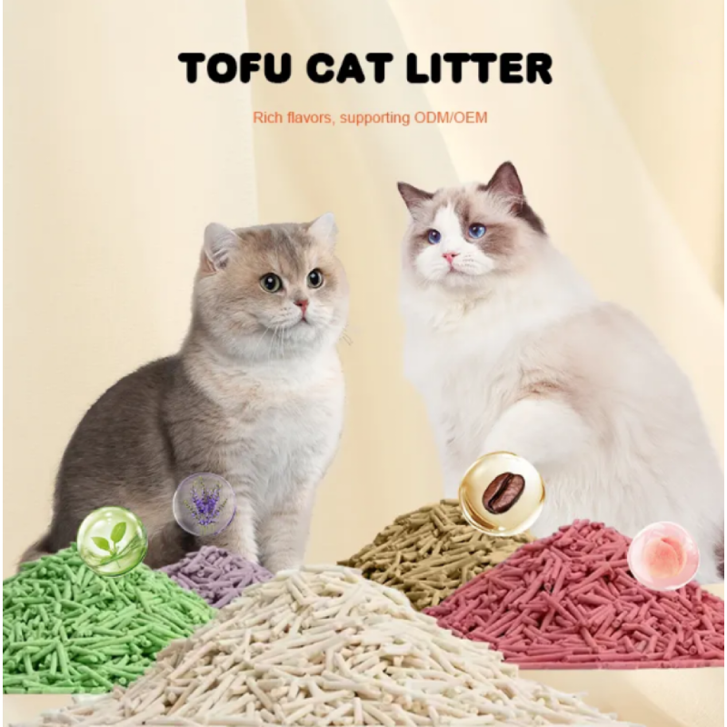 Cat Litter Manufacturer - OEM ODM Bulk 6L Lavender Peach Scented Premium Natural Plant