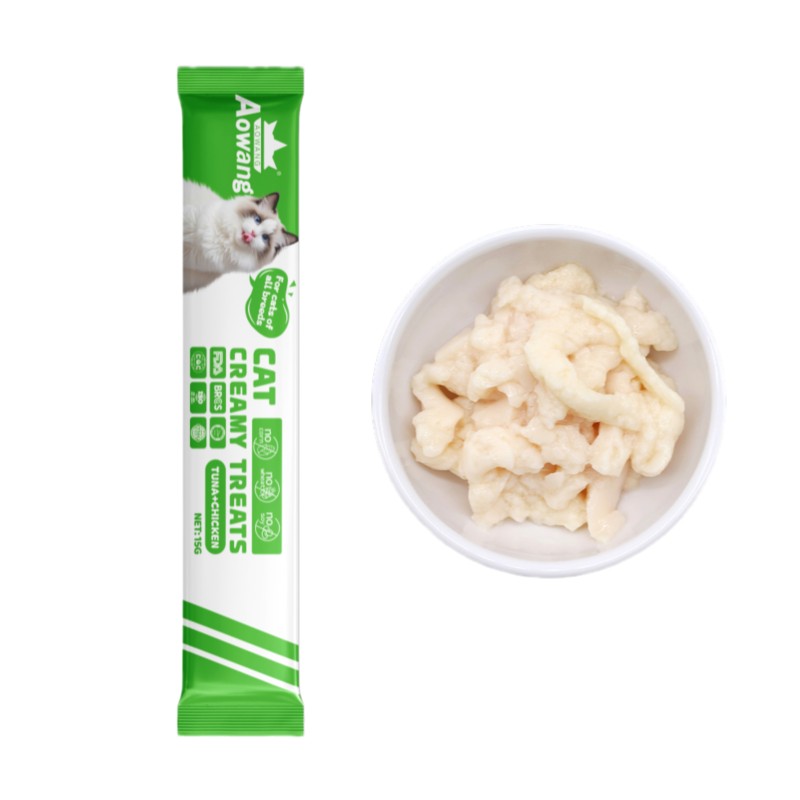 Cat Snack Factory - Best Selling 15g Healing Cat Strip Salmon Chicken Tuna Beef