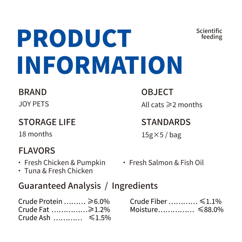 Cat Treats Manufacturer - Grain-free Functional Creamy Bars