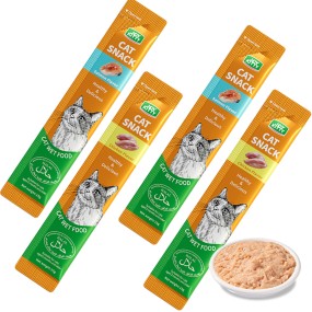 Cat Strips Manufacturer - OEM 15g Chicken Beef Taste Meat