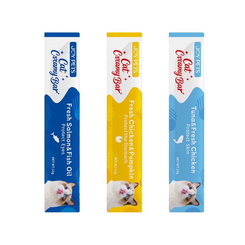 Cat Treat Supplier - Best Selling 15g Lickable Skin Coat