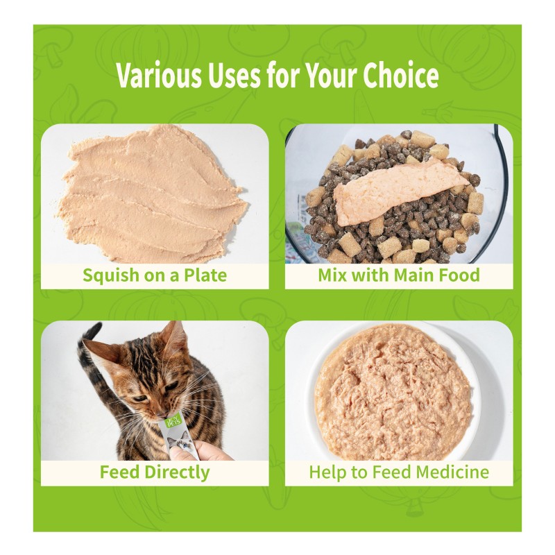 Cat Snack Supplier - High Protein Fresh Meat Multi-flavor