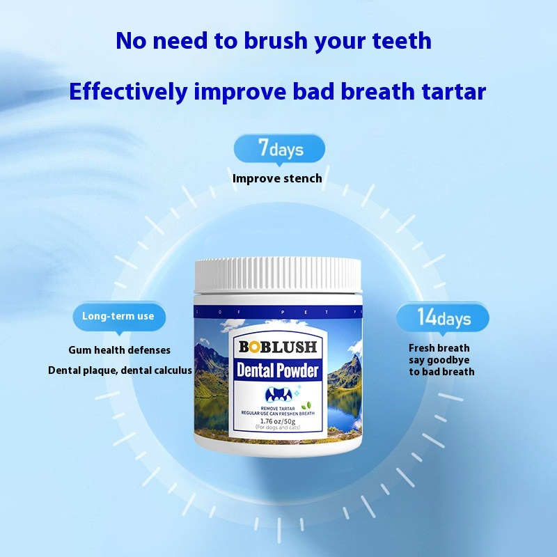 Pet Tooth Powder Factory - Wholesale 50g Eco-Friendly Plaque