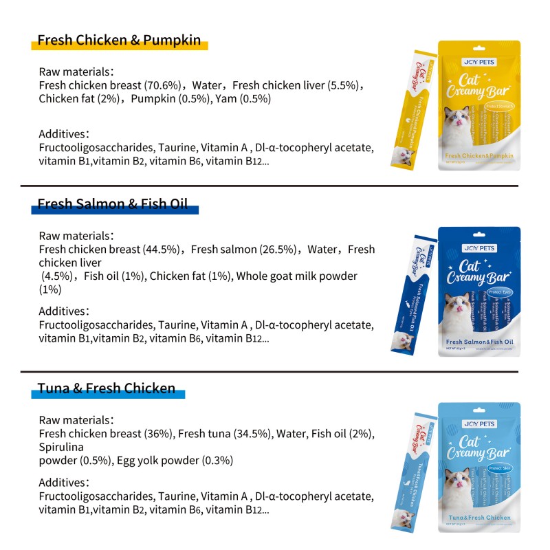 Cat Treats Supplier - JOY PETS OEM High-Protein Liquid