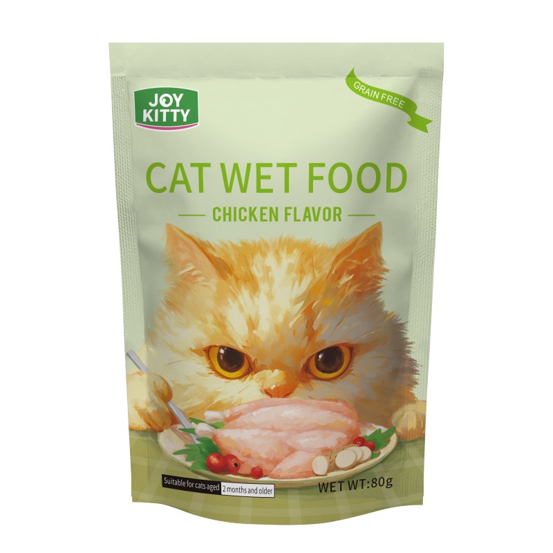 Cat Wet Food Manufacturer - JOY PETS 80g Meat-Based Stomach