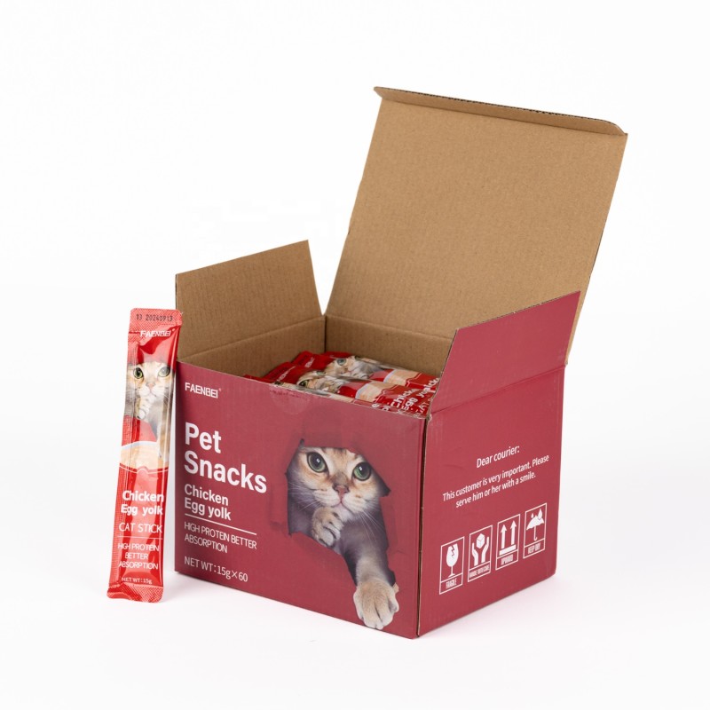 Pet Snack Bars Manufacturer - Snack Bars Wet Food Cat Strips 15g*60pcs*20boxes