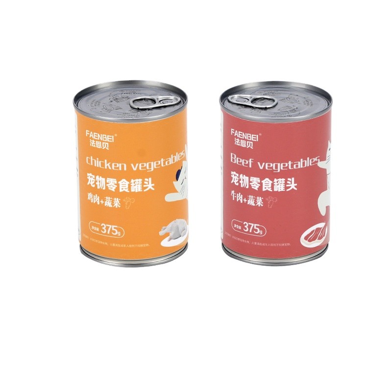Canned Dog Snacks Factory - 375g Pet Food Factory for Pets