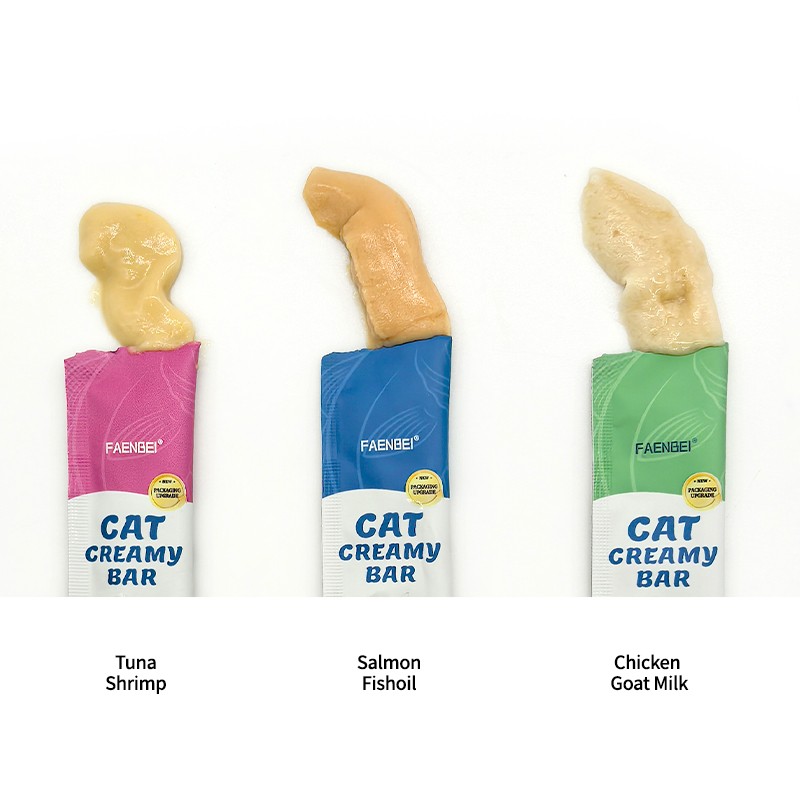 Cat Treat Bars Factory - FAENEBI Pet Snacks Wet Food Strips OEM/ODM