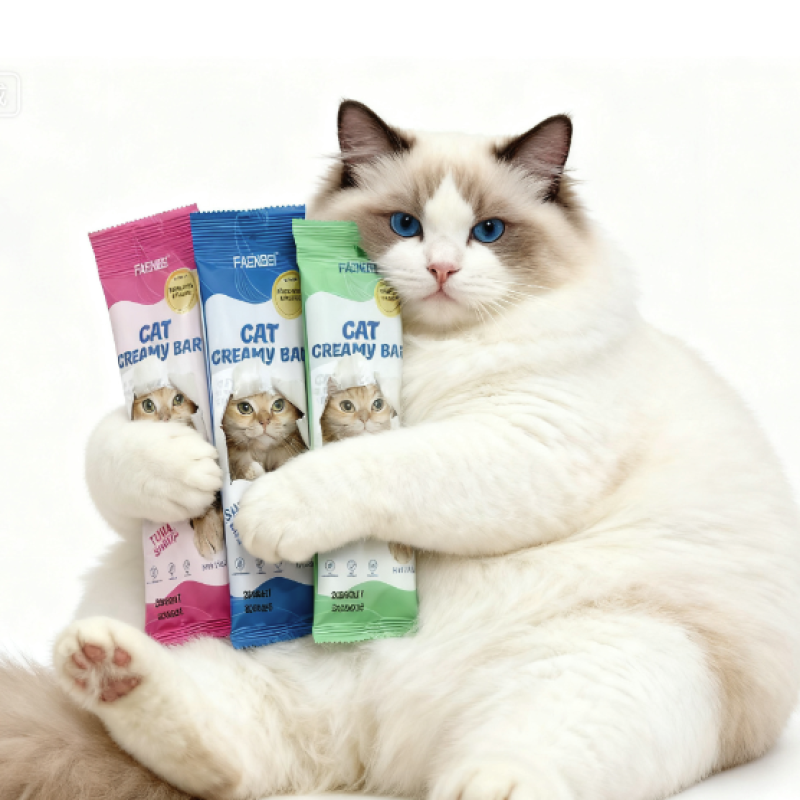 Cat Wet Food Manufacturer - OEM ODM Service 15g Snack Strips for Pets FAENBEI