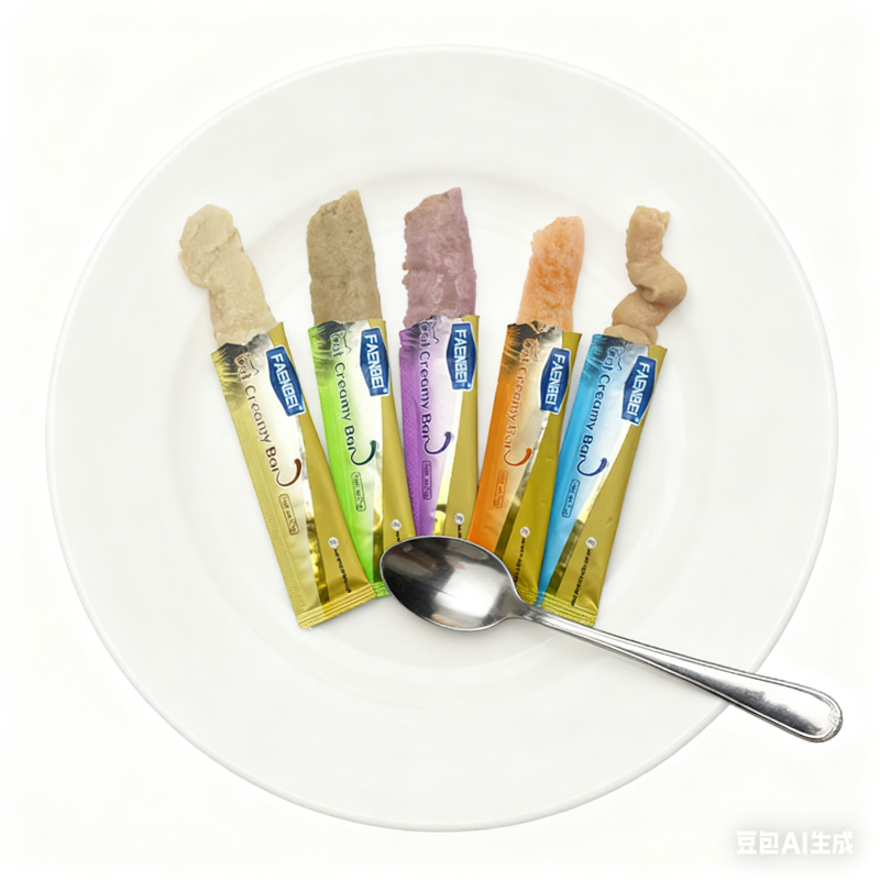 Cat Liquid Sticks Manufacturer - FAENBEI 15g Rainbow Liquid Sticks Balanced Nutrition