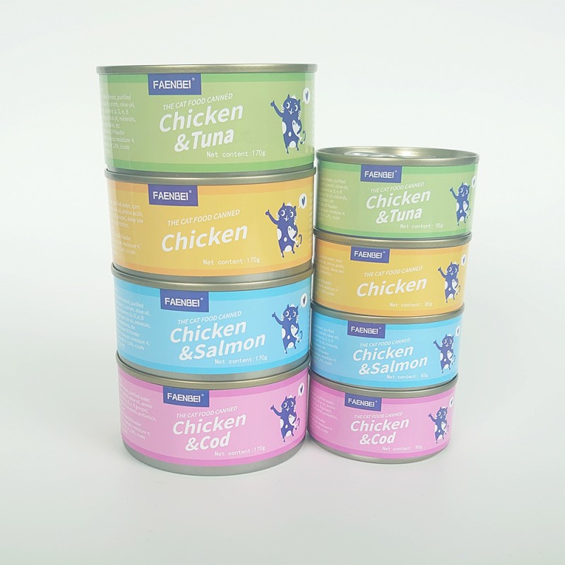 Canned Cat Snacks Factory - Chinese Factory Price 170g Wet Cat Food