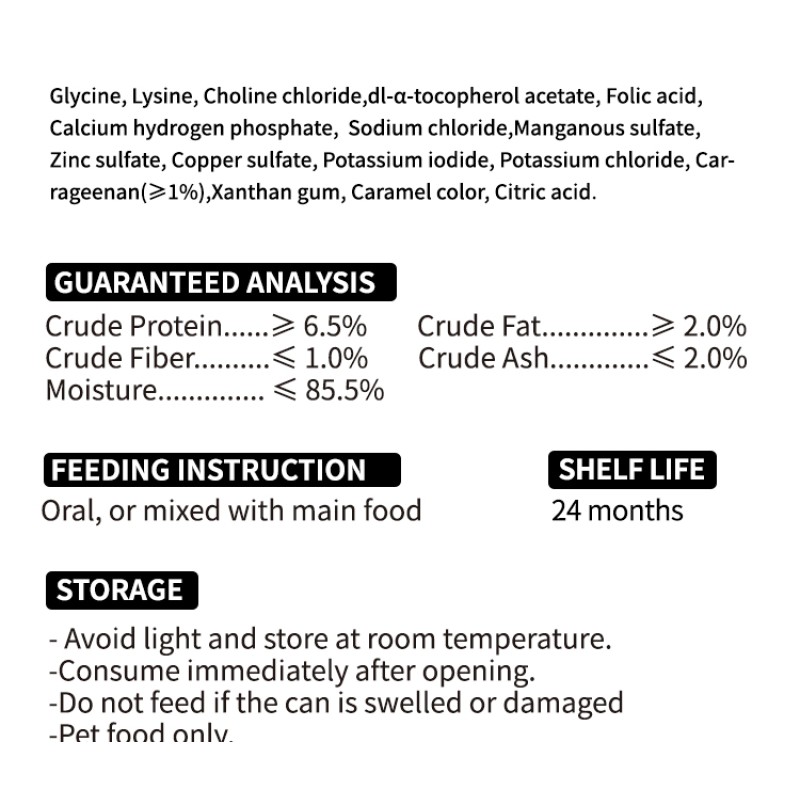 Canned Food Supplier - Large Capacity Pet Care Packaging