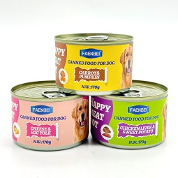 Canned Dog Food Manufacturer - FAENBEI Wet Food Jelly Canned Chicken for Dogs