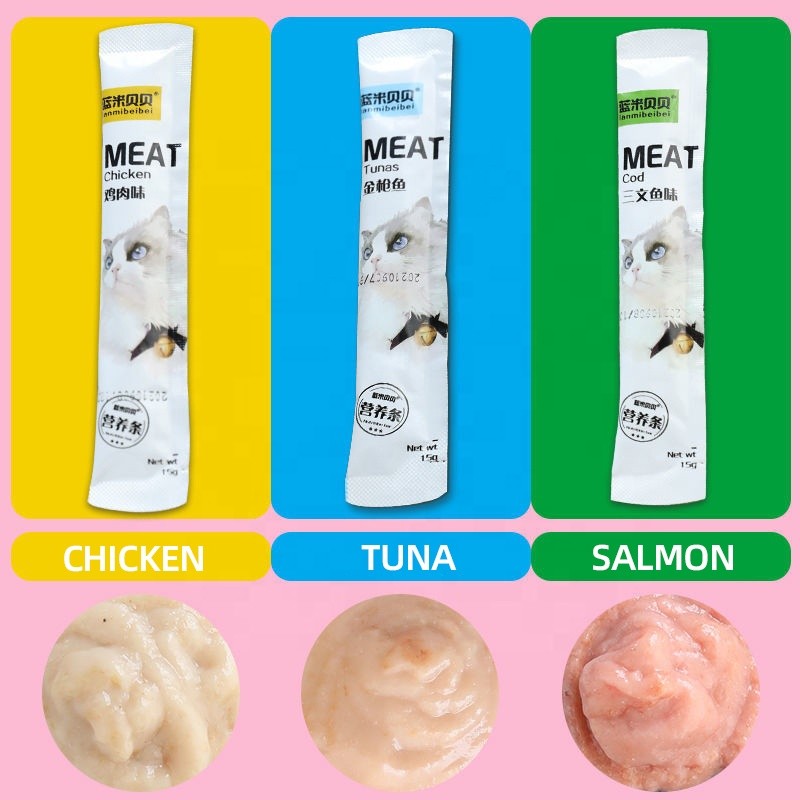 Cat Wet Treats Factory - Lickable Creamy Treats Pet Food Factory Direct