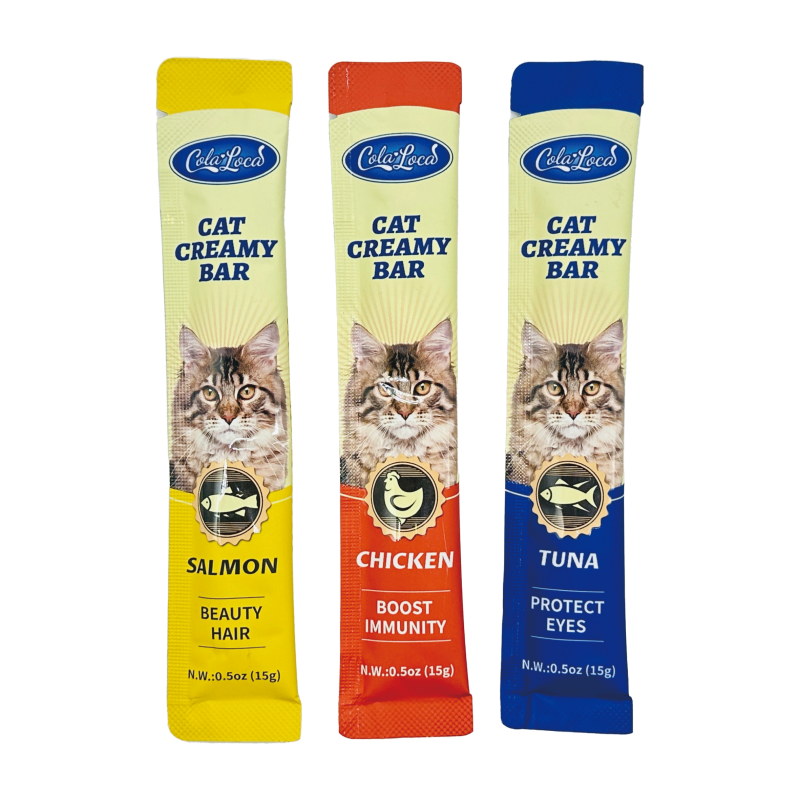 Cat Snack Bar Manufacturer - High-End Brand ColaLoca Creamy Snacks Wet Food in Box
