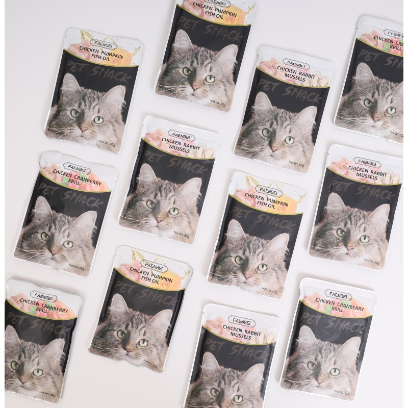 Wet Cat Food Manufacturer - OEM Kittens Steamed Chicken Sauce 85g Premium Quality