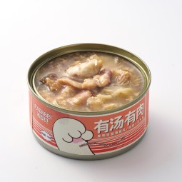 Canned Pet Food Manufacturer - New Style Private Label Chicken Tuna Soup Stock