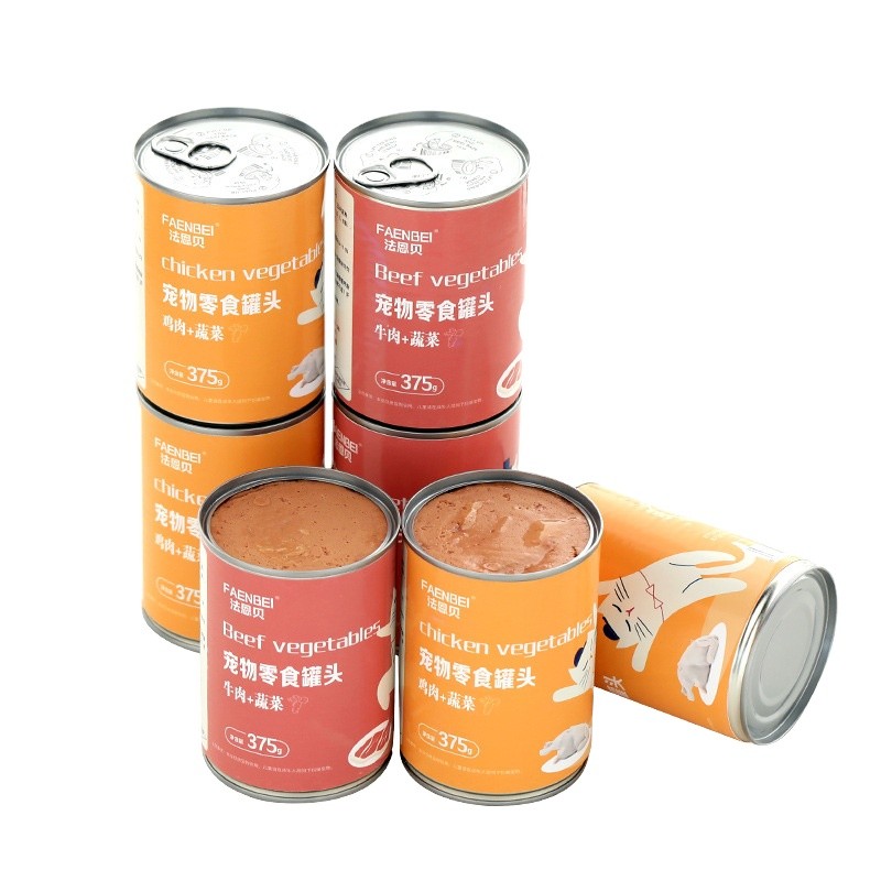 Canned Dog Snacks Factory - 375g Pet Food Factory for Pets