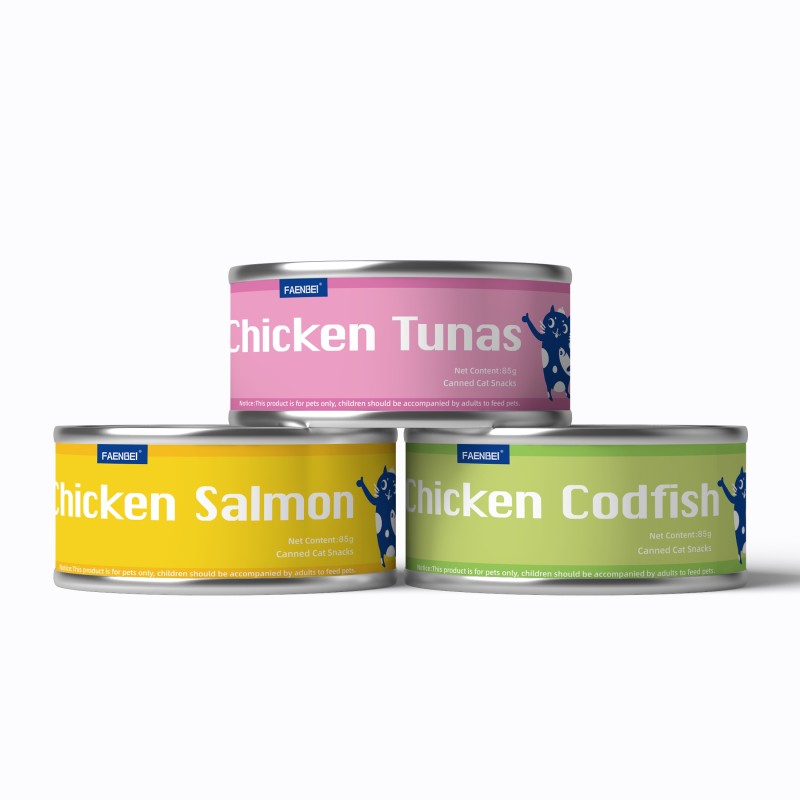Canned Cat Food Supplier - OEM ODM All Life Stages Wet Food 85g/170g Manufacturer