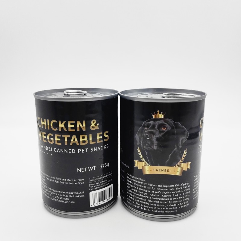 Canned Dog Food Factory - 375g/Can Chicken Beef Formula Mixed Food Nutrition