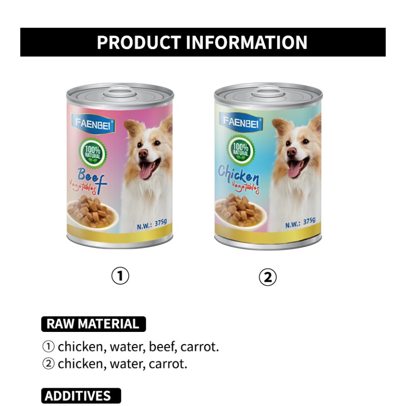 Canned Food Supplier - Large Capacity Pet Care Packaging