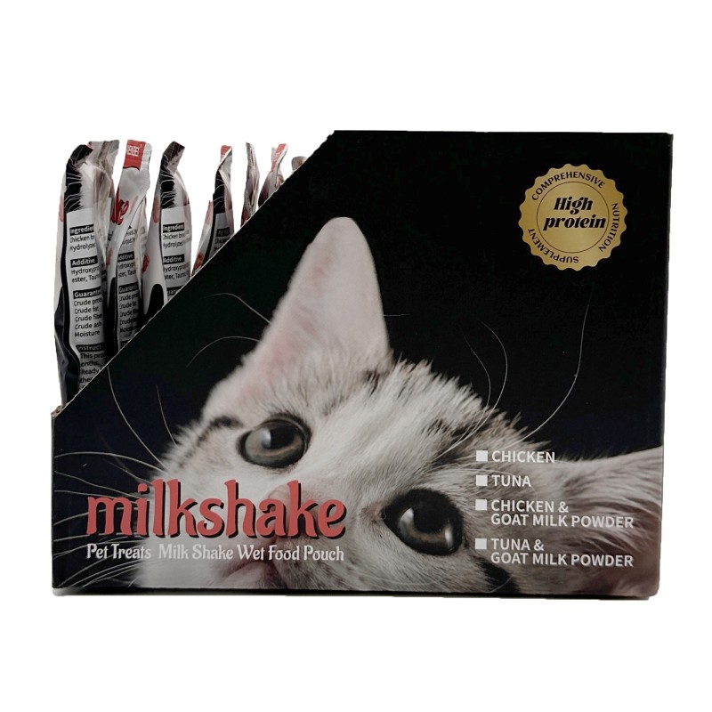 Wet Cat Food Manufacturer - FAENBEI Wet Food Pouches Milkshake Treats 85g