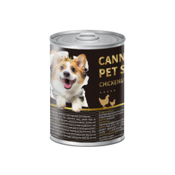 Canned Dog Food Manufacturer - 375g-400g Chunk Meat Chicken Beef Vegetable OEM