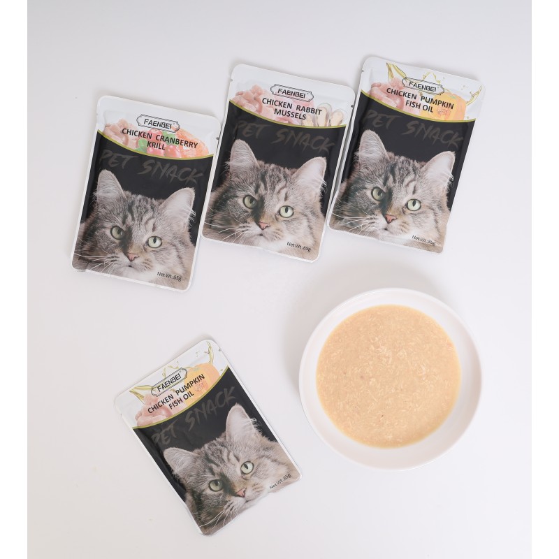 Cat Food Manufacturer - 100% Pet Food 85g Bags Wholesale Distribution