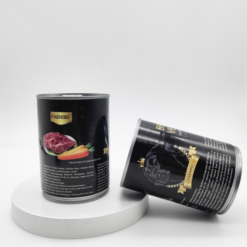 Canned Pet Food Supplier - 375g Dog Food Factory Snacks for Pets