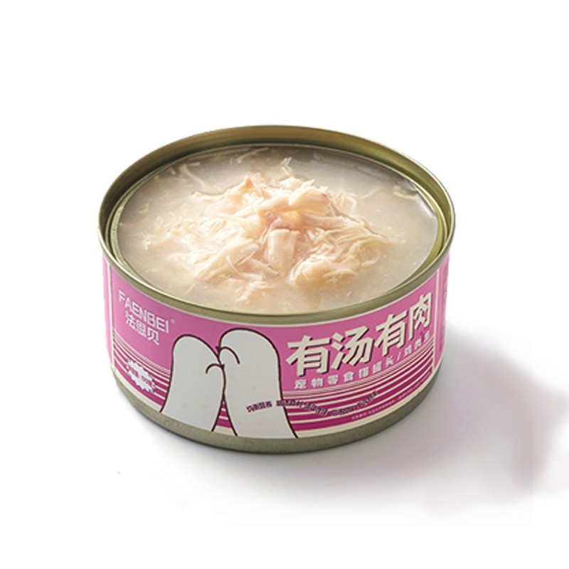 Canned Cat Snacks Manufacturer - FAENBEI Chicken Cod Salmon Tuna Zero Preservatives 85g/170g