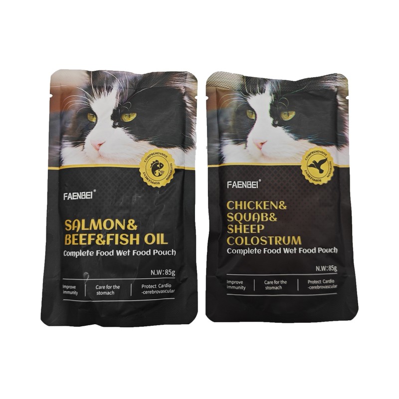 Wet Cat Food Supplier - Factory New Package Design FAENBEI Milkshake Pouch