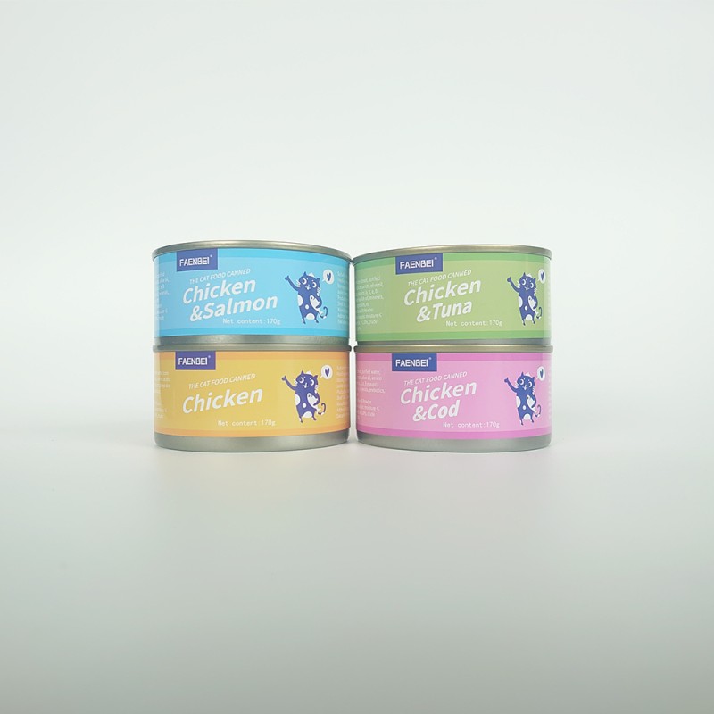Canned Cat Snacks Factory - Chinese Factory Price 170g Wet Cat Food