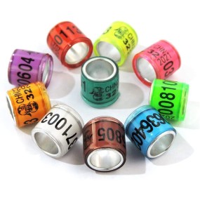 Pigeon Bands Factory - Plastic Aluminum Band Parrot Farm Number Logo Racing Pigeon