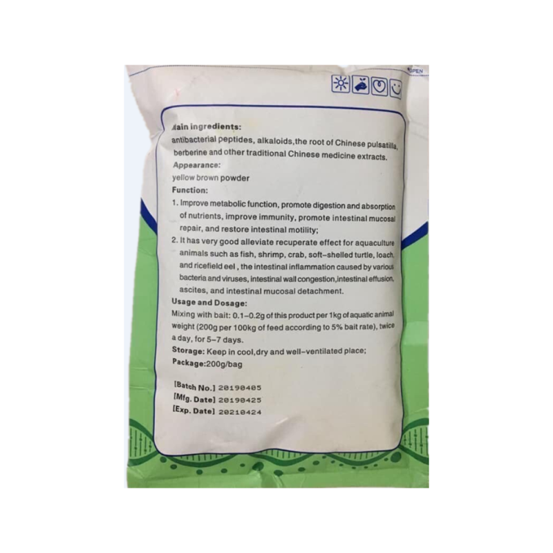 Herbal Supplement Factory - Pure Herbal Intestinal Mucosal Repair Shrimp Feed Additive